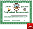 Certificado de Castorcito
