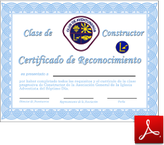 Certificado de Constructor