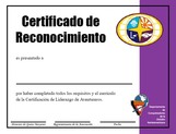 Certificado de Liderazgo de Aventureros