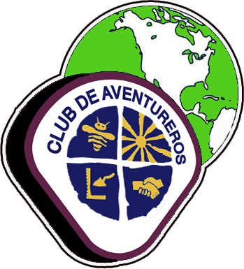 Escudo de Aventureros con Mundo - Verde (División Norteamericana)