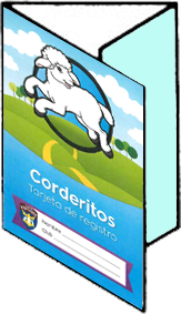 Tarjeta de registro de Corderitos