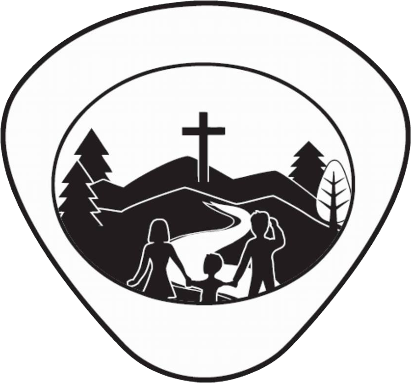 Escudo Mundial de Aventureros sin texto, blanco y negro - Asociación General